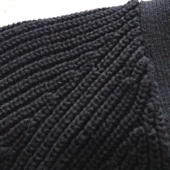 Gap black open front v neck sweater - Picture 4 of 7